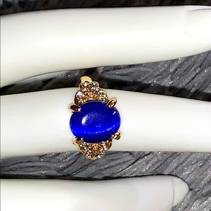 Color Vintage Cat’s Eye Stone Opal